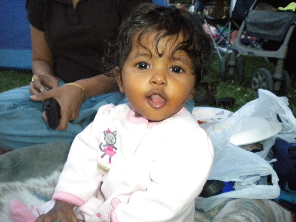 Childhood moment from Tanvika's early years